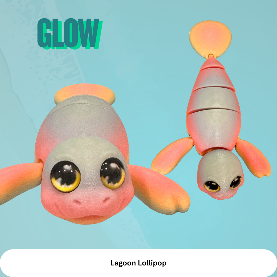 Smart NFC Flexi Manatee — Floating Toy + Tap-to-Learn Manatee Facts!