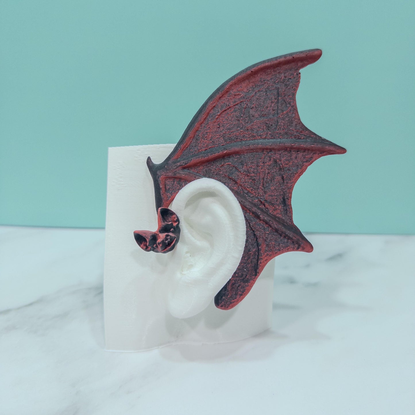 Bat Ear Cuffs (Set of 2): Fantasy Cosplay Jewelry, No Piercing, Supports Wildlife
