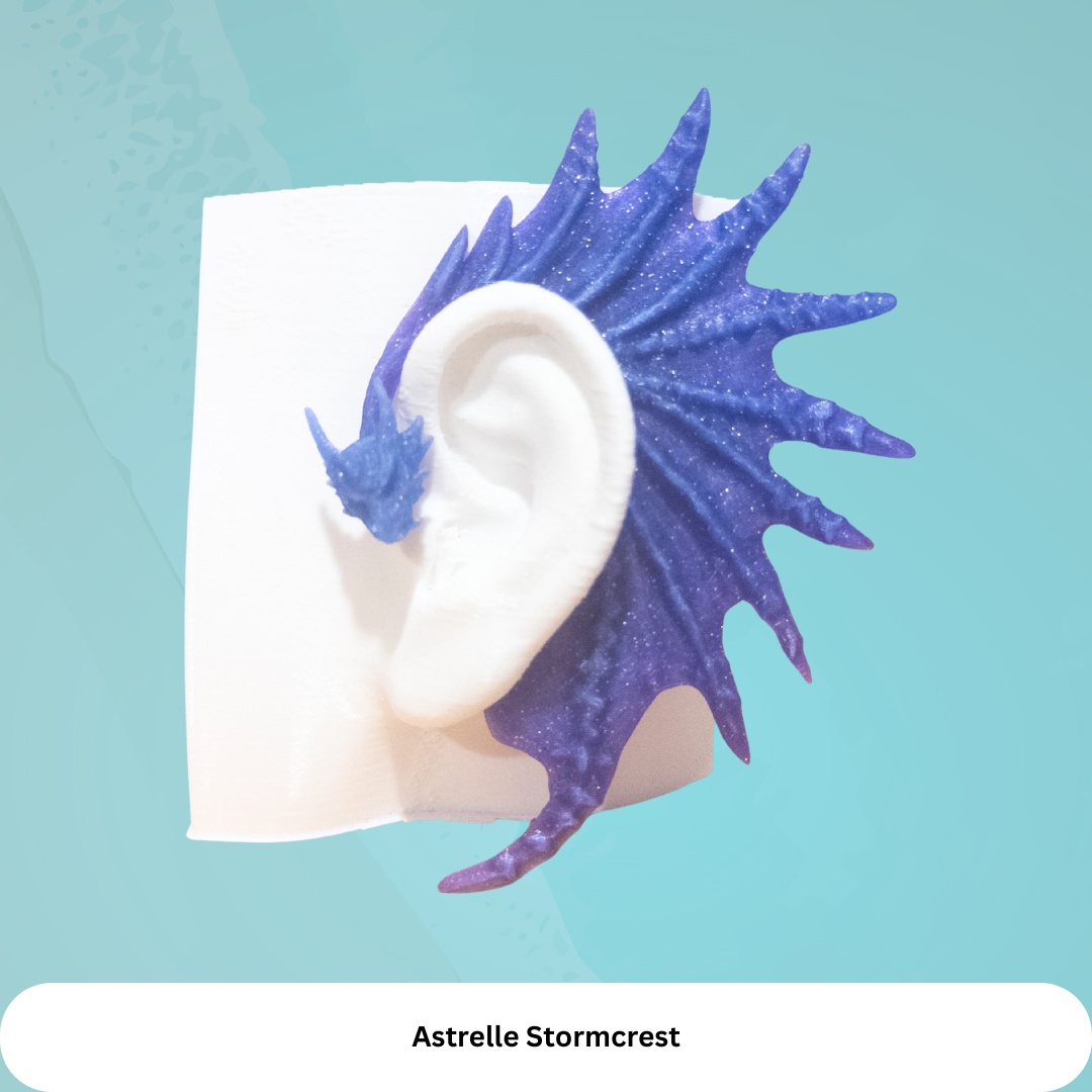 Dragon Ear Cuffs (Set of 2): Fantasy Cosplay Jewelry, No Piercing