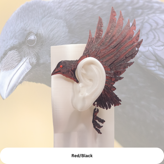Crow Earcuffs