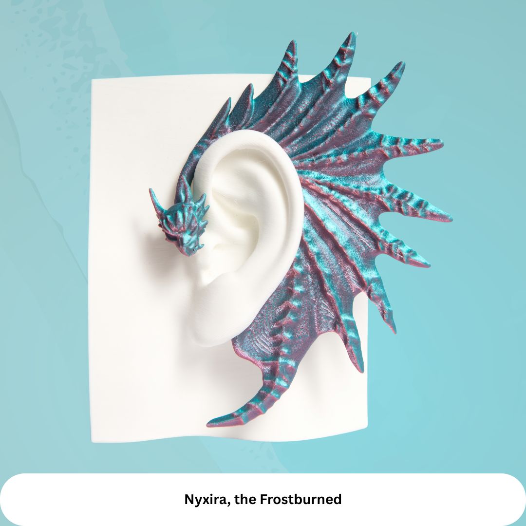 Dragon Ear Cuffs (Set of 2): Fantasy Cosplay Jewelry, No Piercing
