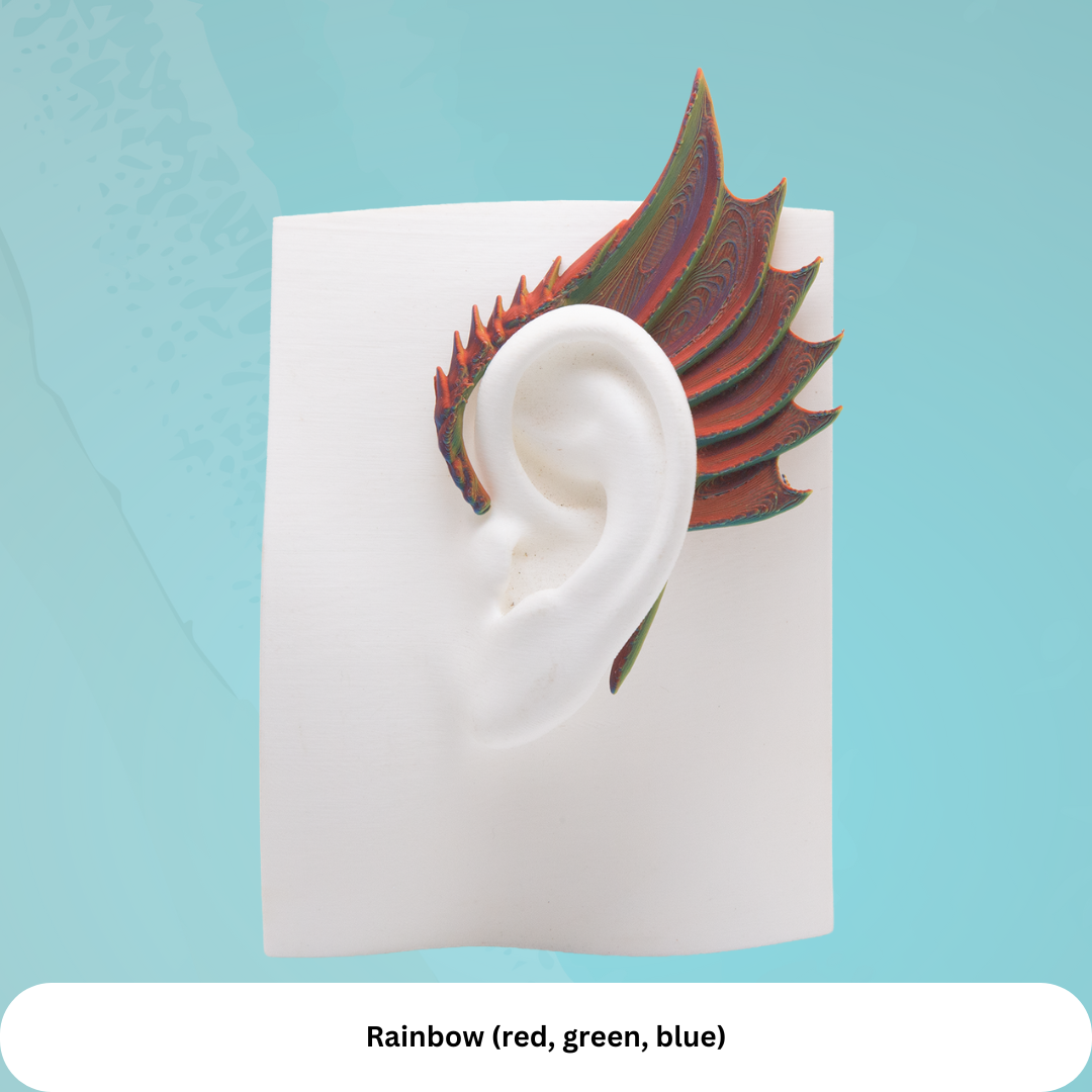 Dragon Ear Cuffs (Set of 2): Lightweight Cosplay Jewelry, Kid-Friendly