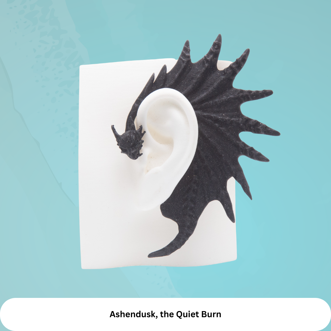 Dragon Ear Cuffs (Set of 2): Fantasy Cosplay Jewelry, No Piercing