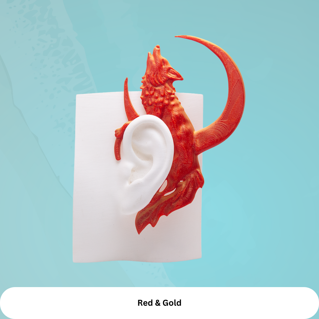 Dire Wolf Moon Ear Cuff