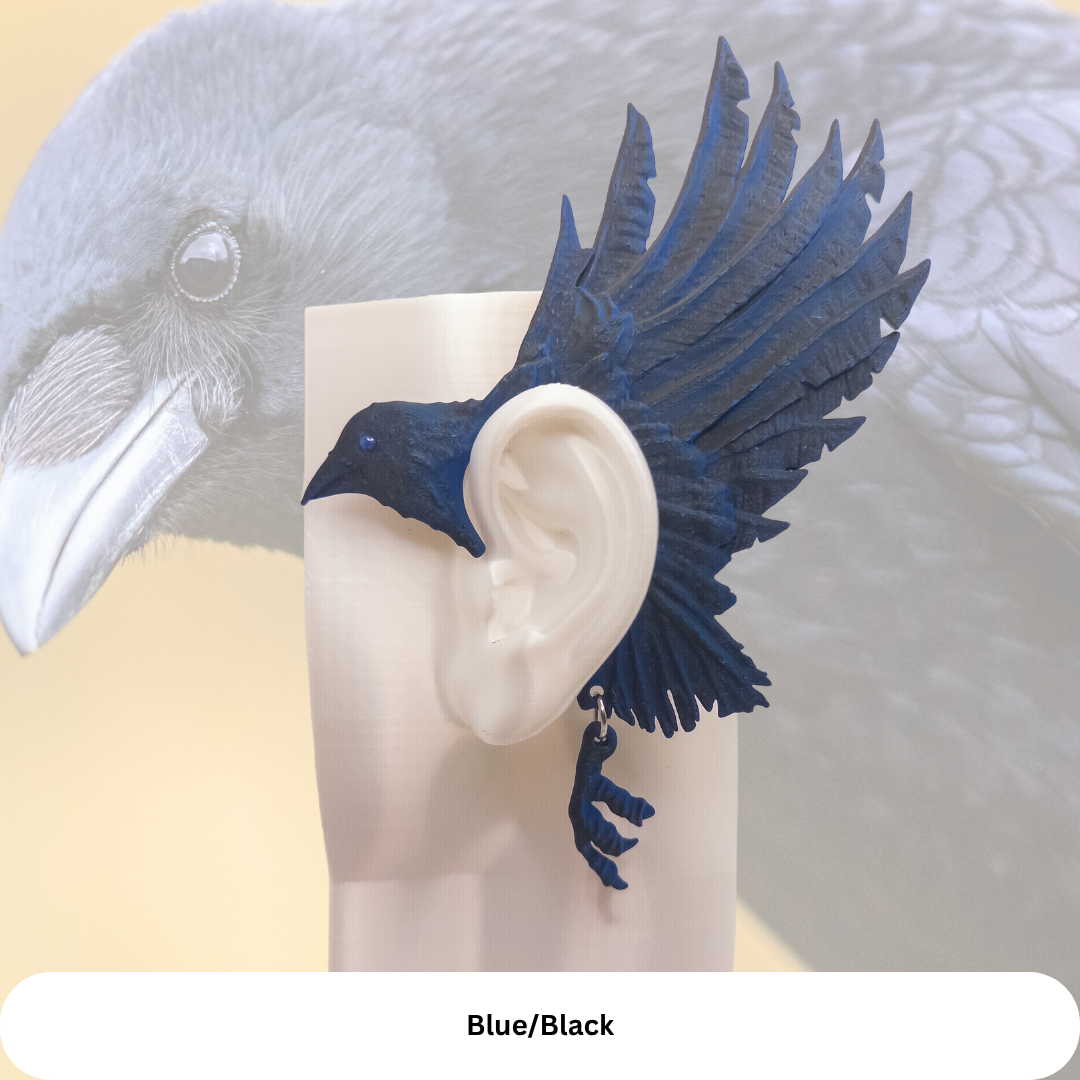 Crow Earcuffs