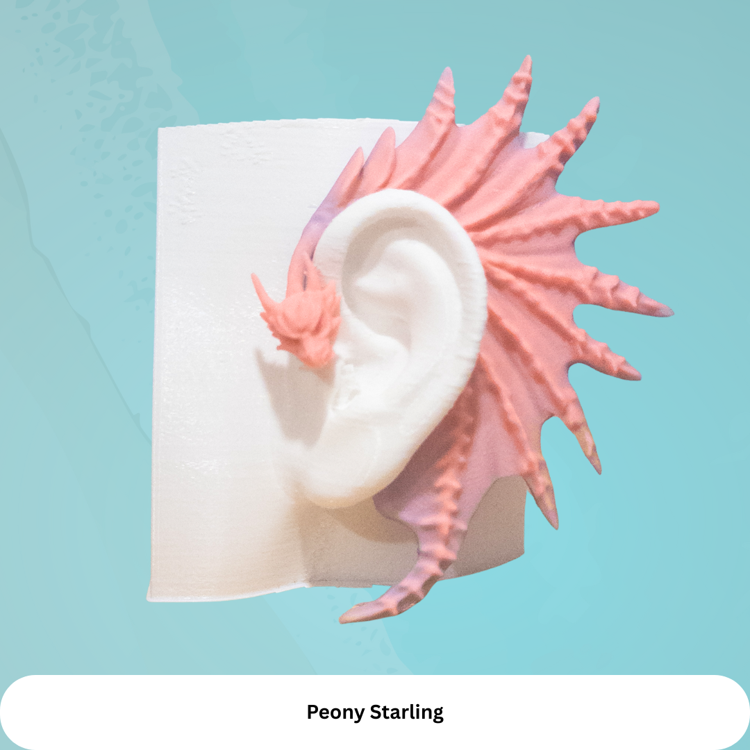 Dragon Ear Cuffs (Set of 2): Fantasy Cosplay Jewelry, No Piercing