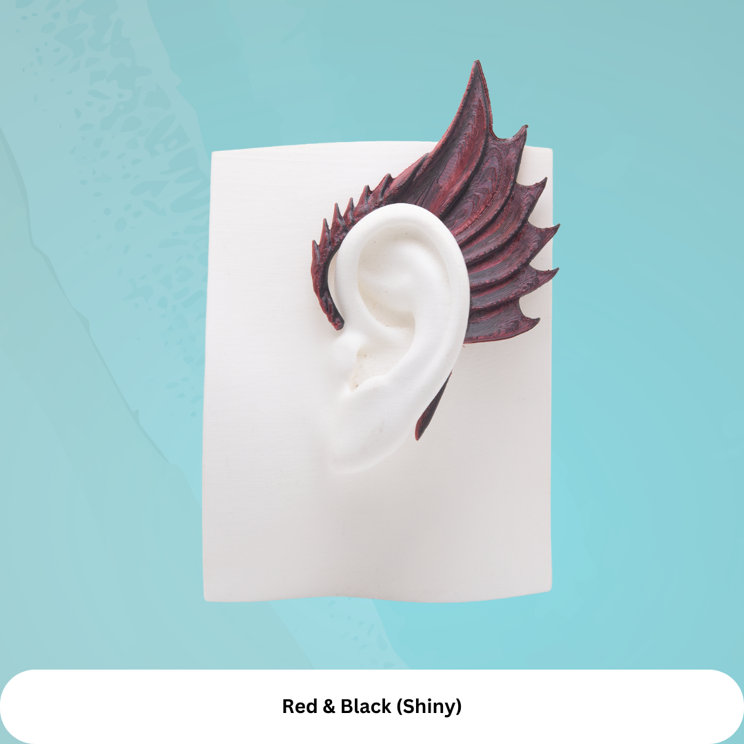Dragon Ear Cuffs (Set of 2): Lightweight Cosplay Jewelry, Kid-Friendly