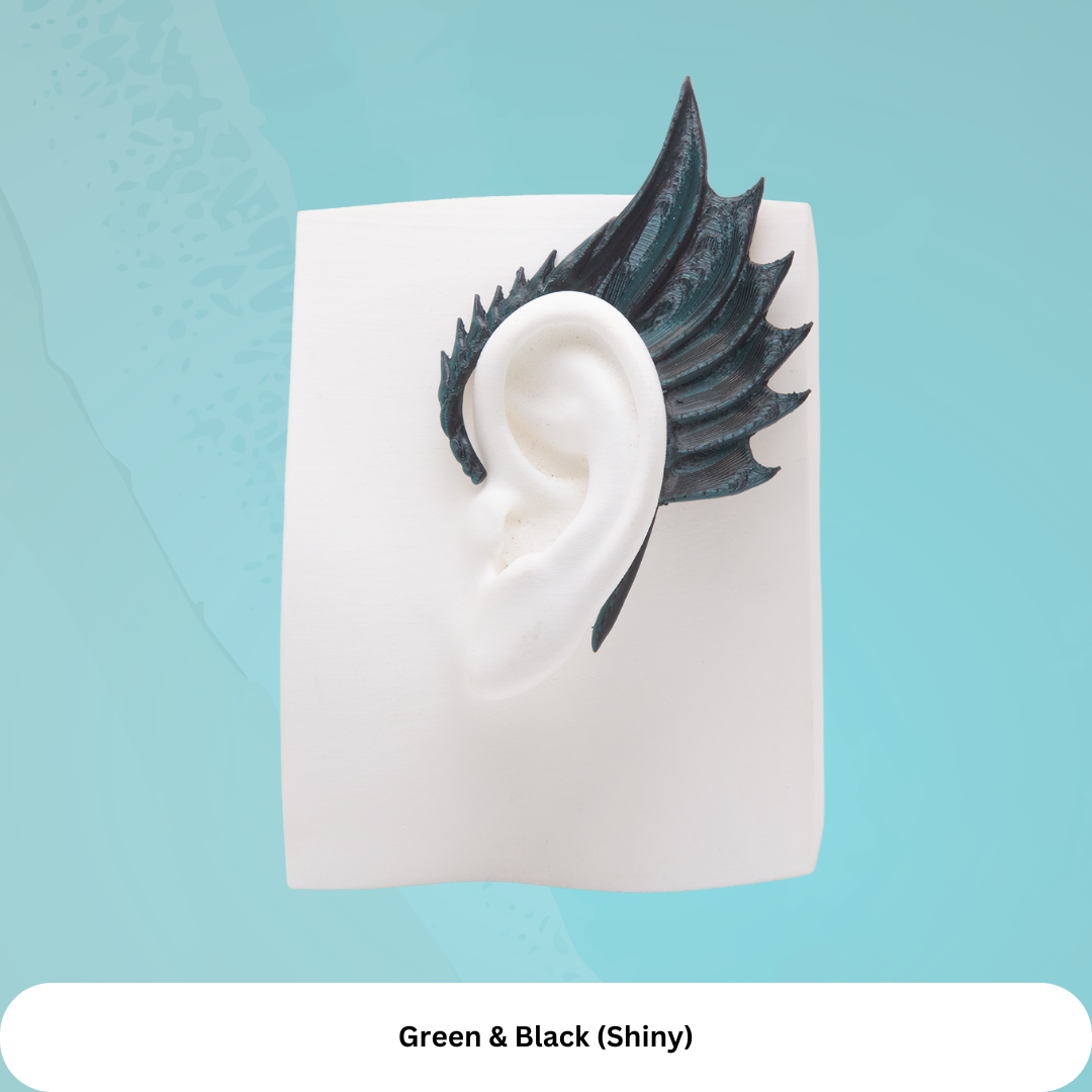 Dragon Ear Cuffs (Set of 2): Lightweight Cosplay Jewelry, Kid-Friendly