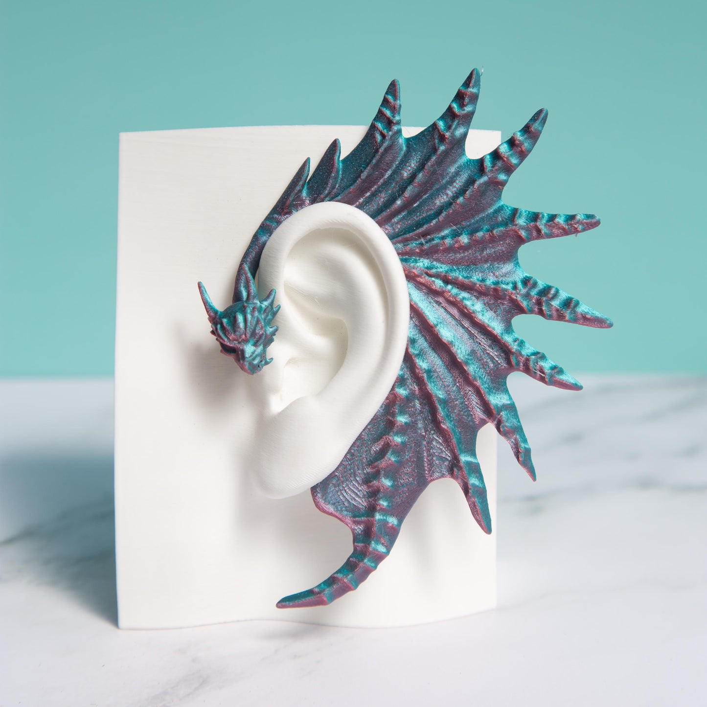Dragon Ear Cuffs (Set of 2): Fantasy Cosplay Jewelry, No Piercing
