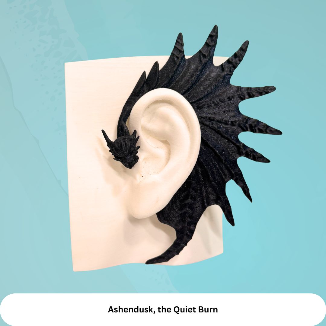 Dragon Ear Cuffs (Set of 2): Fantasy Cosplay Jewelry, No Piercing