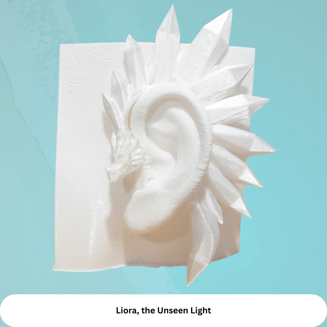 Crystal Dragon Ear Cuffs: Fantasy Cosplay Jewelry, No Piercing