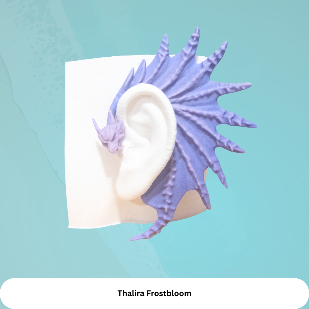 Dragon Ear Cuffs (Set of 2): Fantasy Cosplay Jewelry, No Piercing