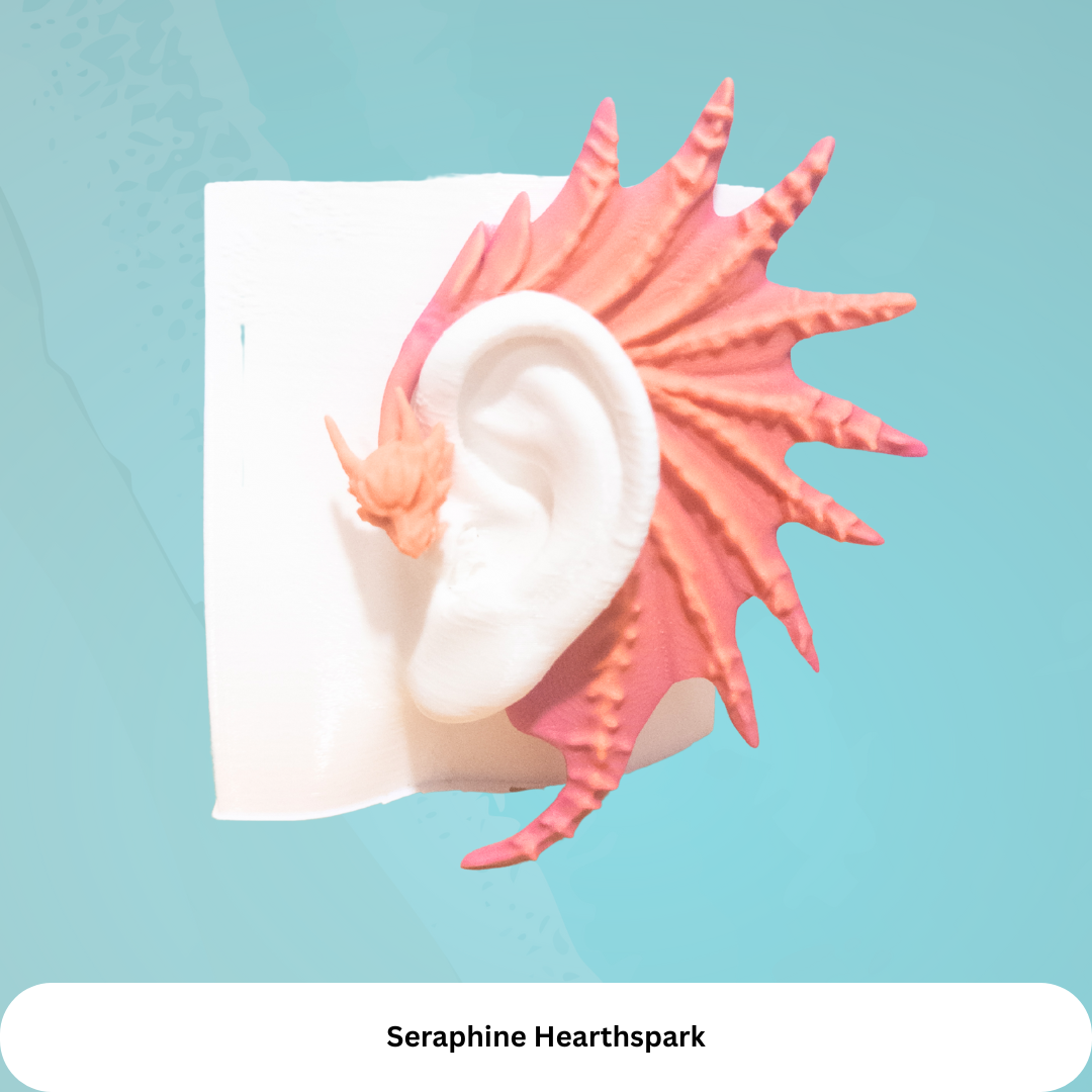 Dragon Ear Cuffs (Set of 2): Fantasy Cosplay Jewelry, No Piercing