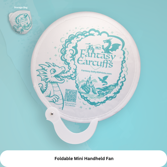 Fantasy Earcuffs Foldable Fan
