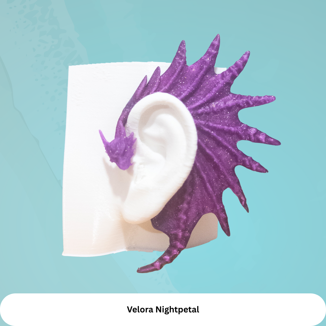 Dragon Ear Cuffs (Set of 2): Fantasy Cosplay Jewelry, No Piercing