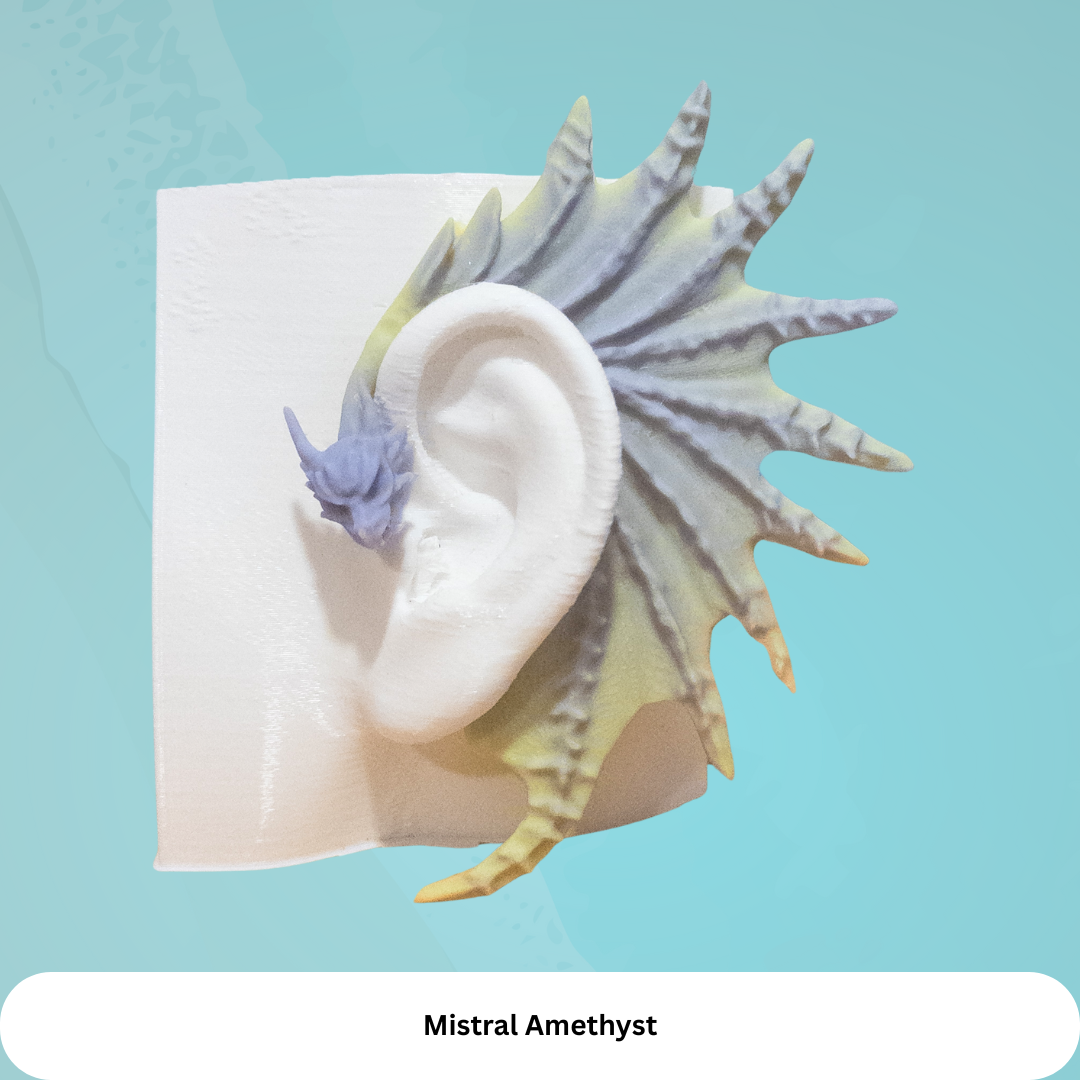 Dragon Ear Cuffs (Set of 2): Fantasy Cosplay Jewelry, No Piercing