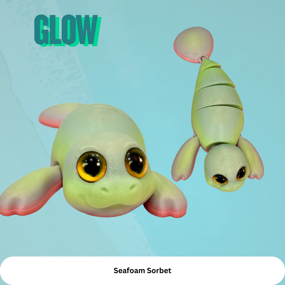 Smart NFC Flexi Manatee — Floating Toy + Tap-to-Learn Manatee Facts!