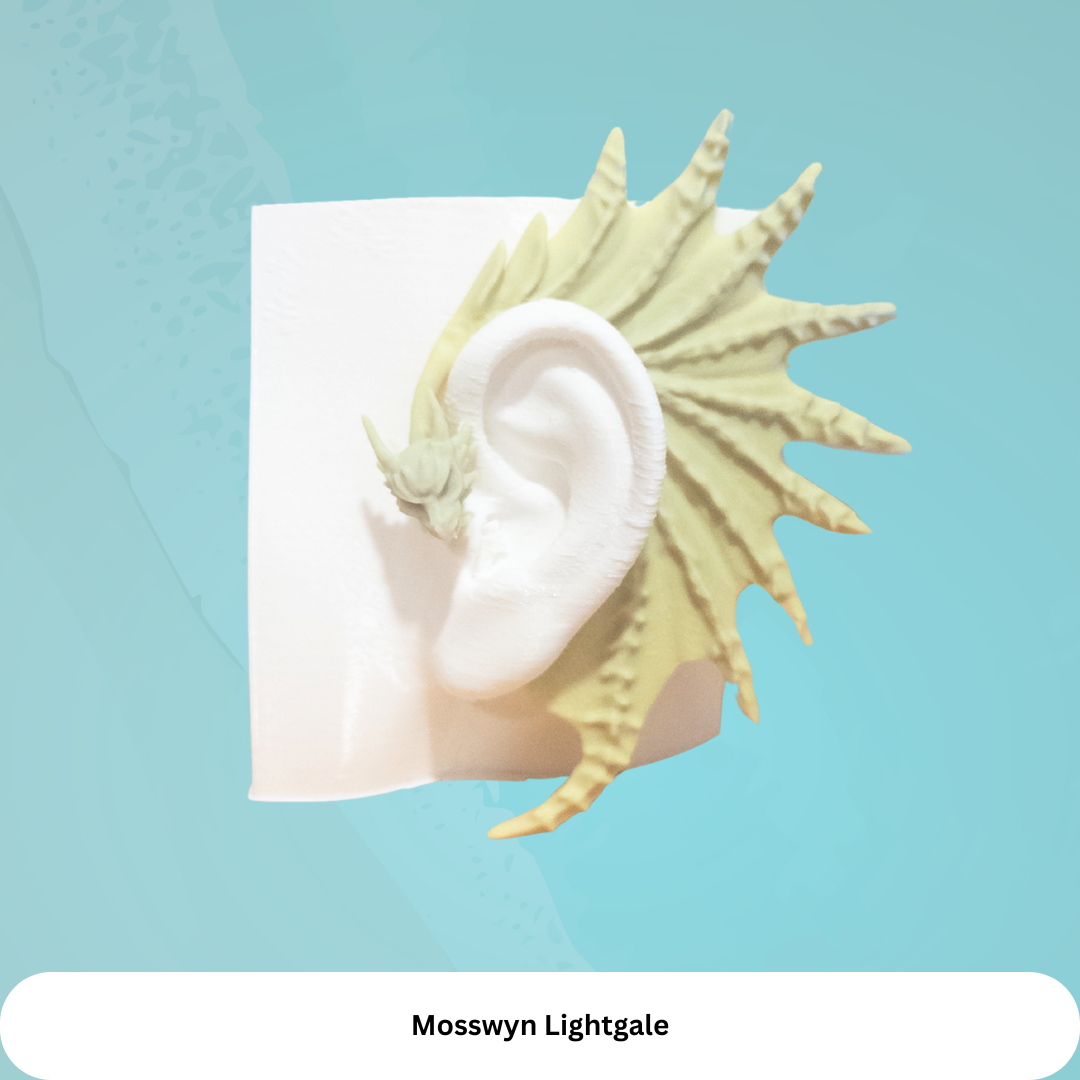 Dragon Ear Cuffs (Set of 2): Fantasy Cosplay Jewelry, No Piercing