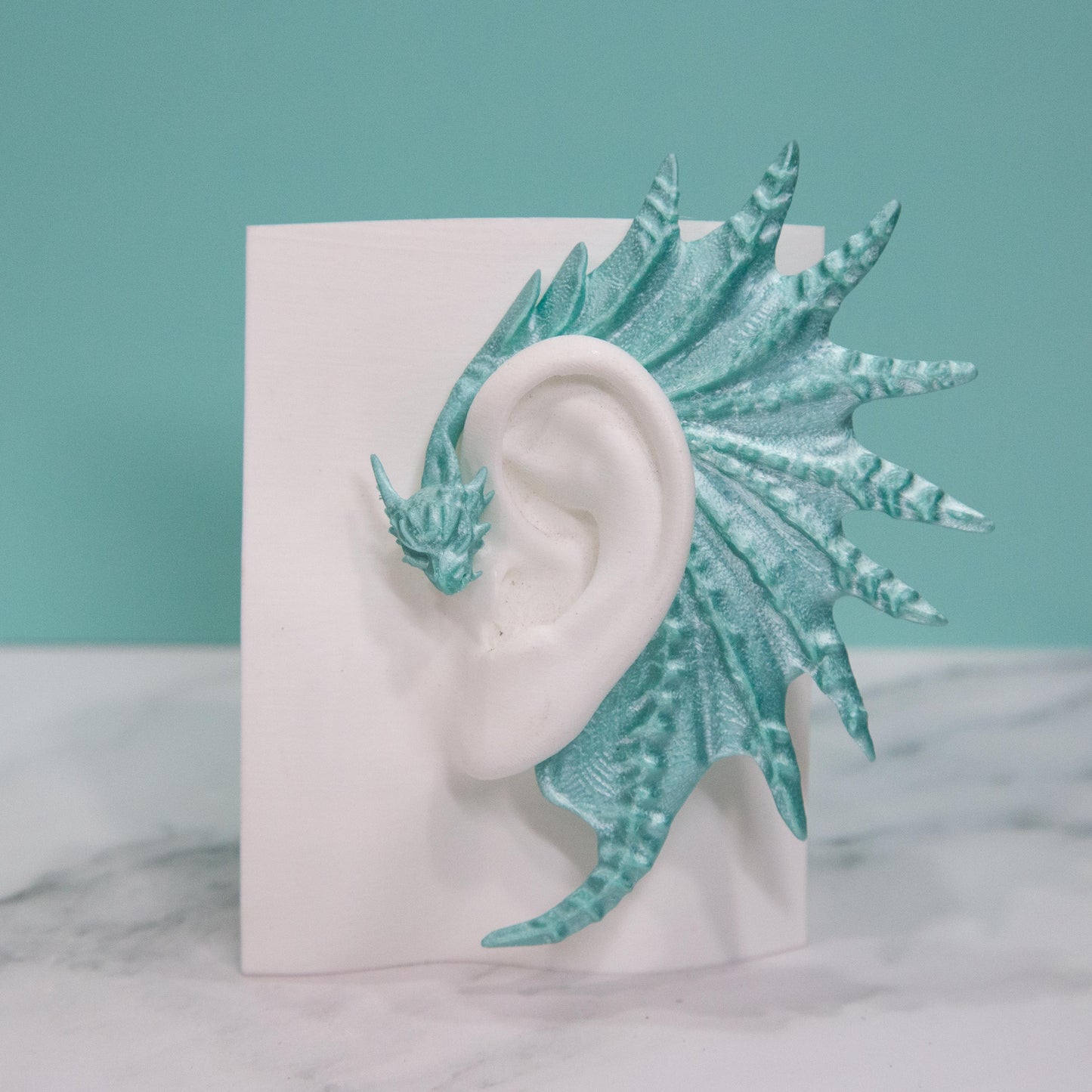 Dragon Ear Cuffs (Set of 2): Fantasy Cosplay Jewelry, No Piercing