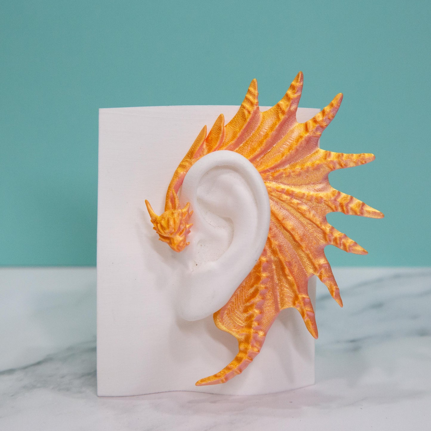 Dragon Ear Cuffs (Set of 2): Fantasy Cosplay Jewelry, No Piercing