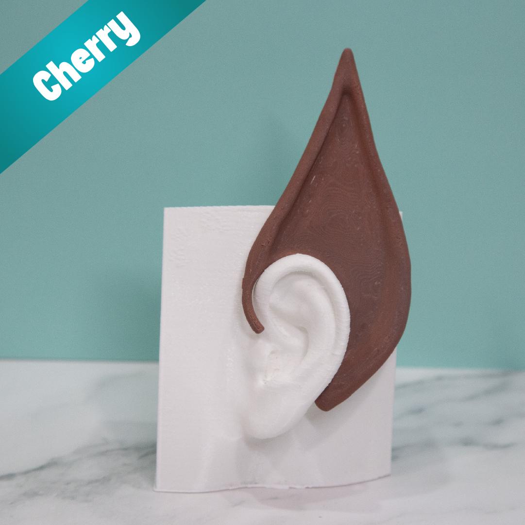 Wood-Fiber Elf Ear Cuffs: Lightweight Fantasy Cosplay - No Piercing