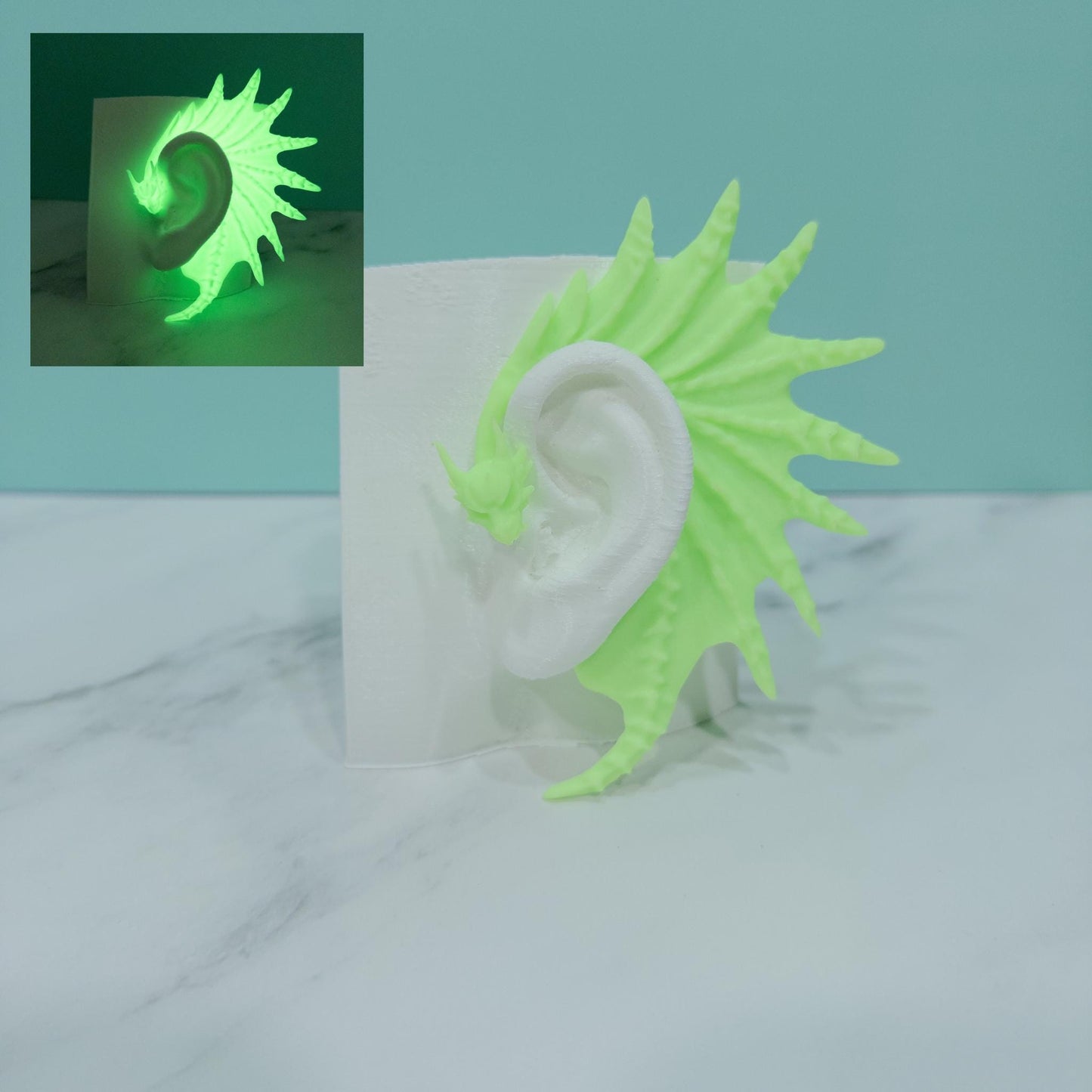 Dragon Ear Cuffs (Set of 2): Fantasy Cosplay Jewelry, No Piercing