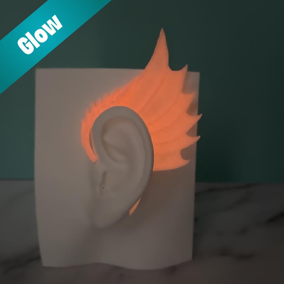 Dragon Ear Cuffs (Set of 2): Lightweight Cosplay Jewelry, Kid-Friendly