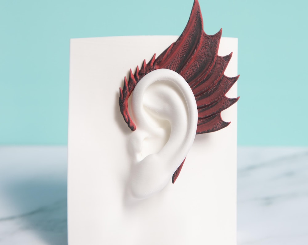 Dragon Ear Cuffs (Set of 2): Lightweight Cosplay Jewelry, Kid-Friendly